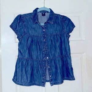 Gap denim shirt.